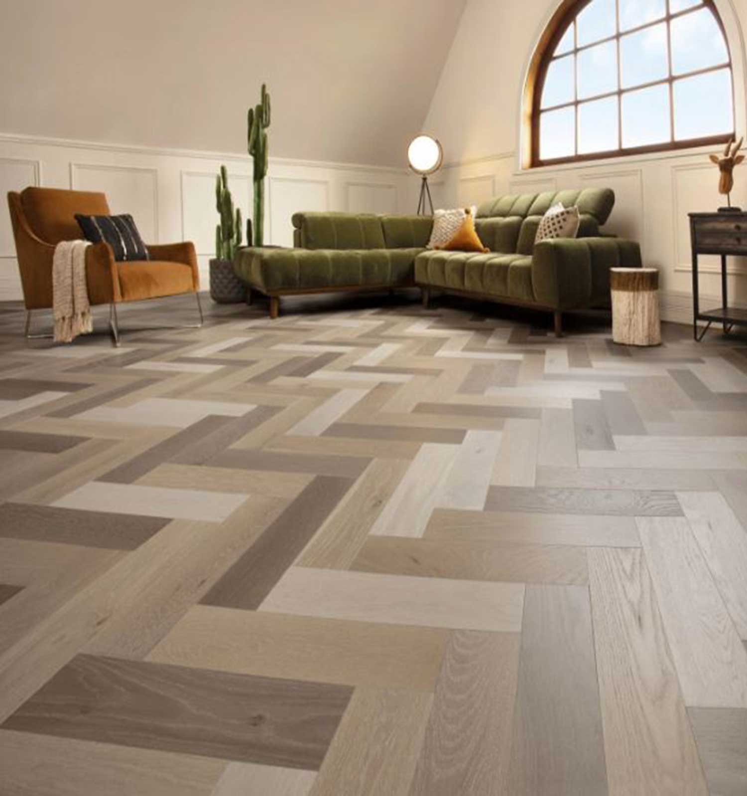 Mirage Hardwood Herringbone Collection