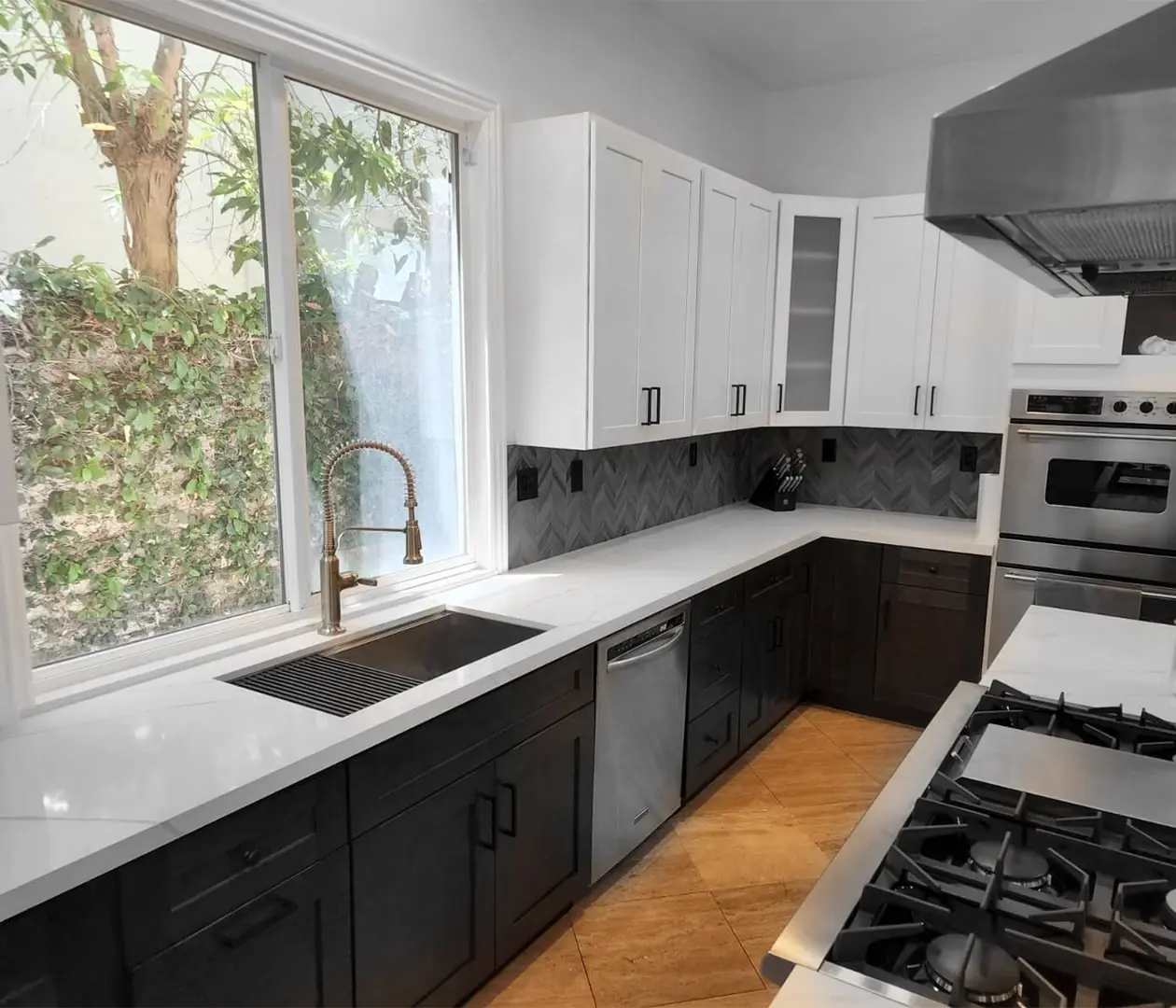 Brown Grey Kitchen